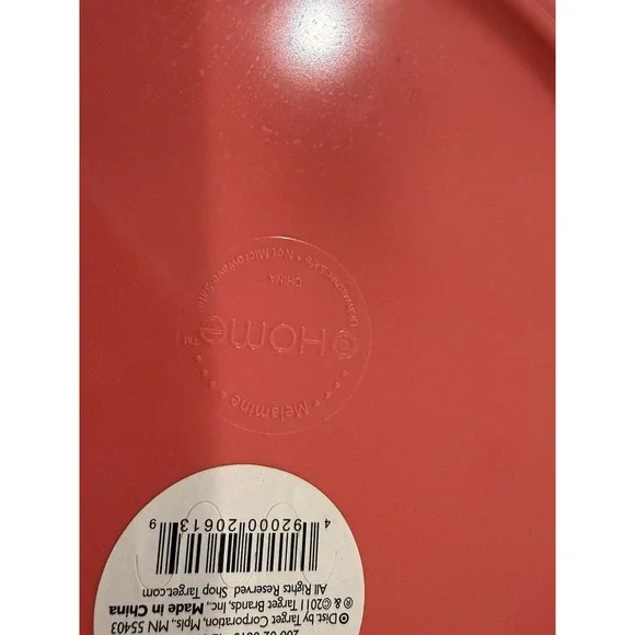 Target Home Melamine Salad Plates Set of  4 Scalloped Edges Pastels Butterflies - Picture 8 of 8